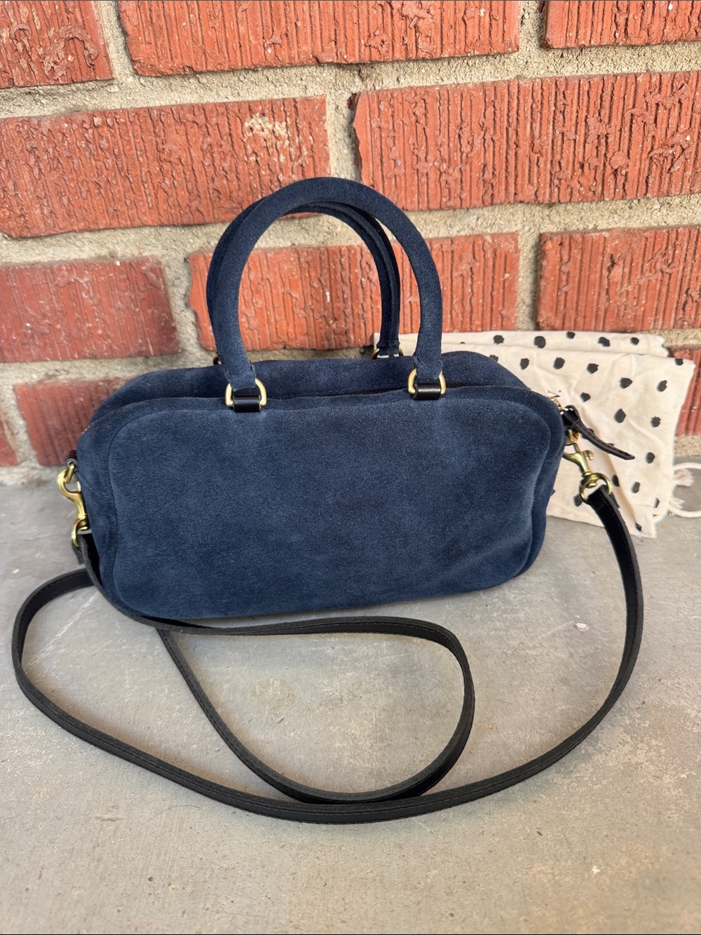 Clare V Petite Claudine Suede Crossbody